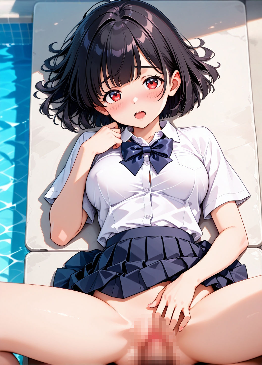風紀を乱す女子生徒に着衣のままわからせてしまった件 - サンプル画像 5