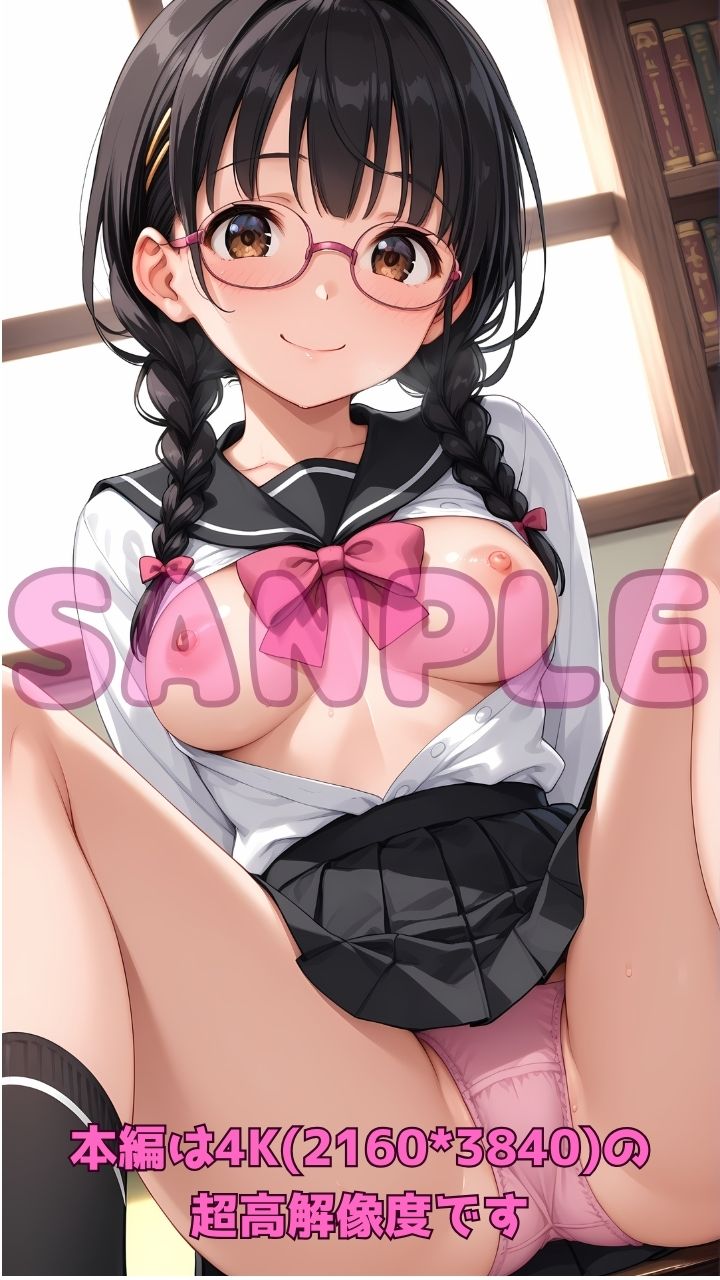 内気なメガネ図書委員の秘密のエッチな誘い3 - サンプル画像 1