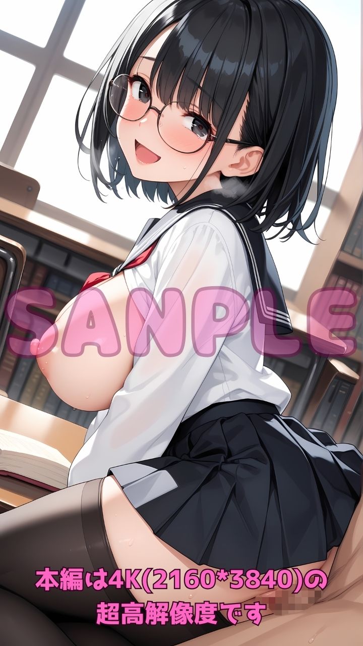 内気なメガネ図書委員の秘密のエッチな誘い3 - サンプル画像 4