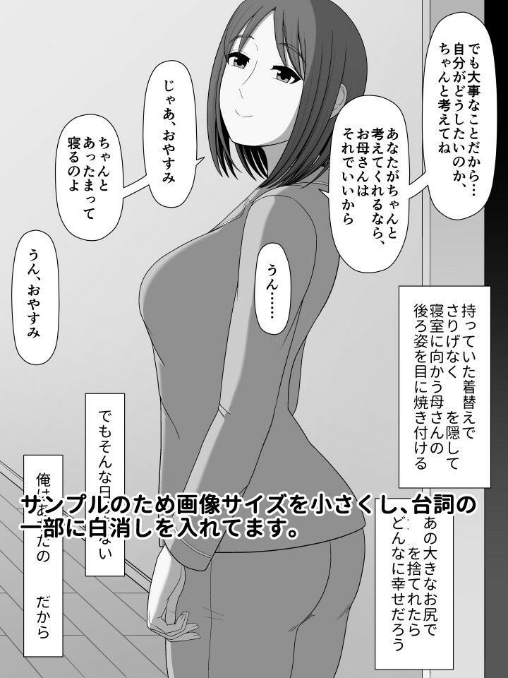 実母相姦 静 ―母に帰る日― - サンプル画像 3