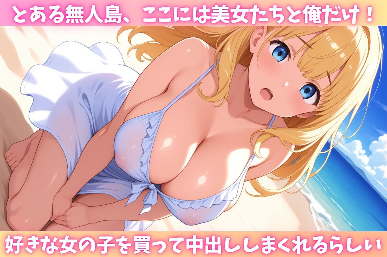 孕ませ無人島〜好きな女の子を買って中出しまくり〜 - サンプル画像 1
