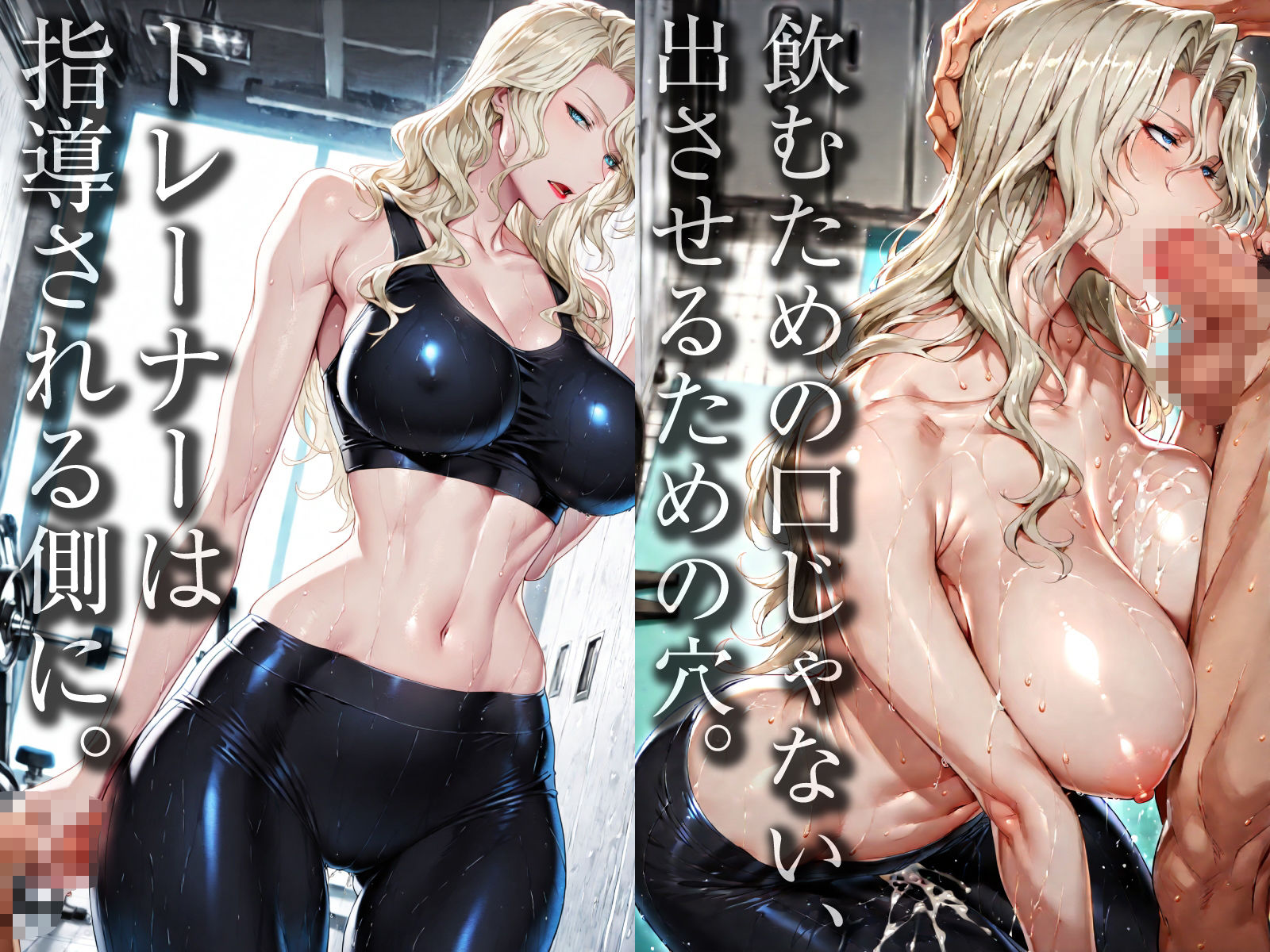 スペルマプロテイン〜ブロンド人妻孕ませタンパク補給〜 - サンプル画像 2
