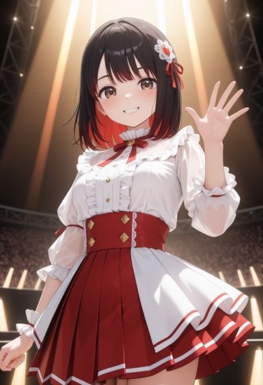 清楚黒髪アイドルとプロデューサーの秘密のお仕事【全236枚】 - サンプル画像 1