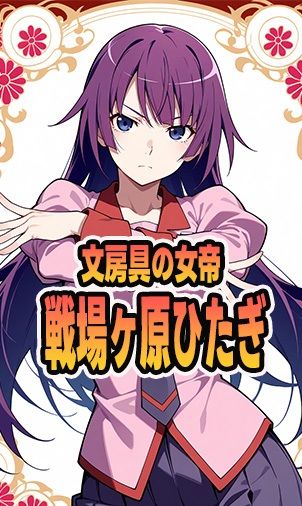 文房具の女帝 - 戦場ヶ原ひたぎ - サンプル画像 1