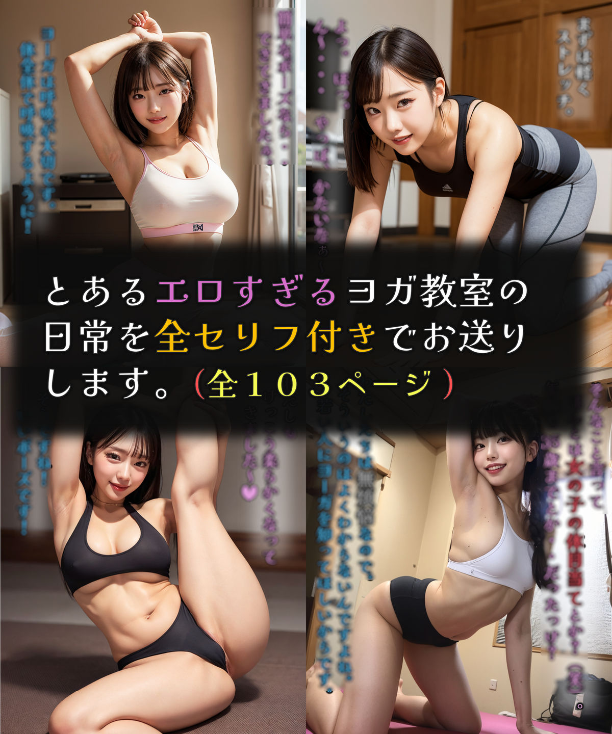 エッチなヨガ教室 〜秘密の特別レッスン〜 - サンプル画像 2