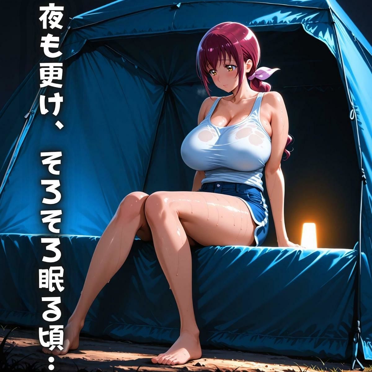 いくよママ 初めてのソロキャンプ - サンプル画像 2