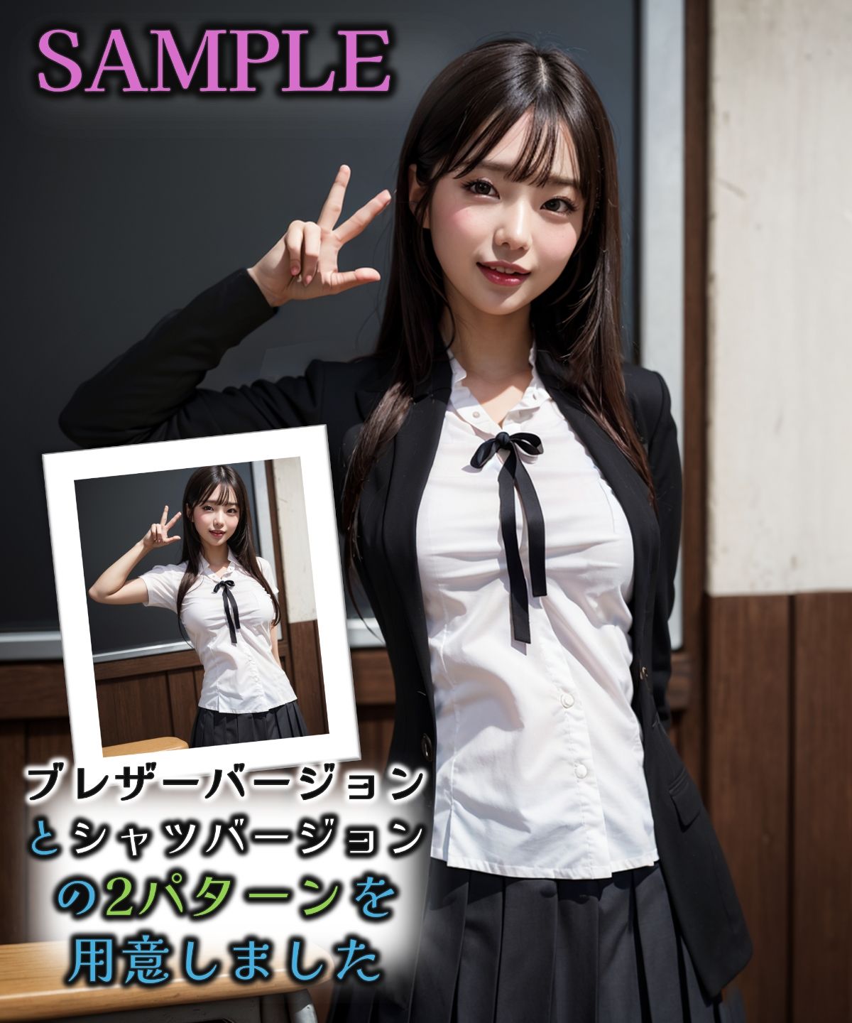 コスプレシリーズ えちえち女子校生風 - サンプル画像 5