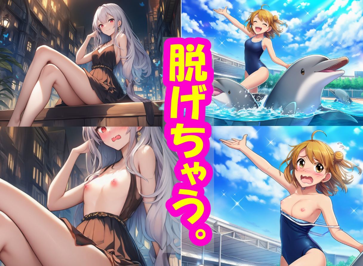 脱げちゃう女の子 - サンプル画像 9