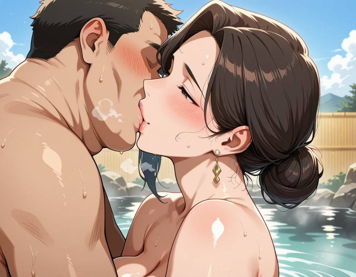爆乳人妻女将ときもおじ乱交セックス - サンプル画像 6