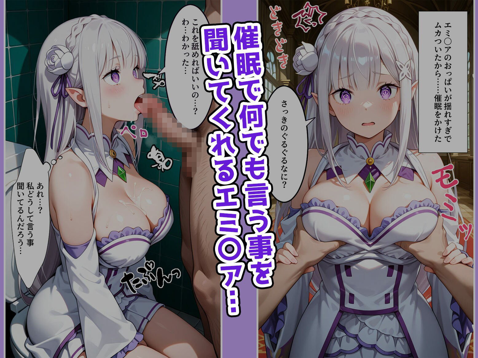 【総集編】リゼ〇編全ヒロインハーレム化計画〜嫌がるあの子を催●アプリで〜 - サンプル画像 1