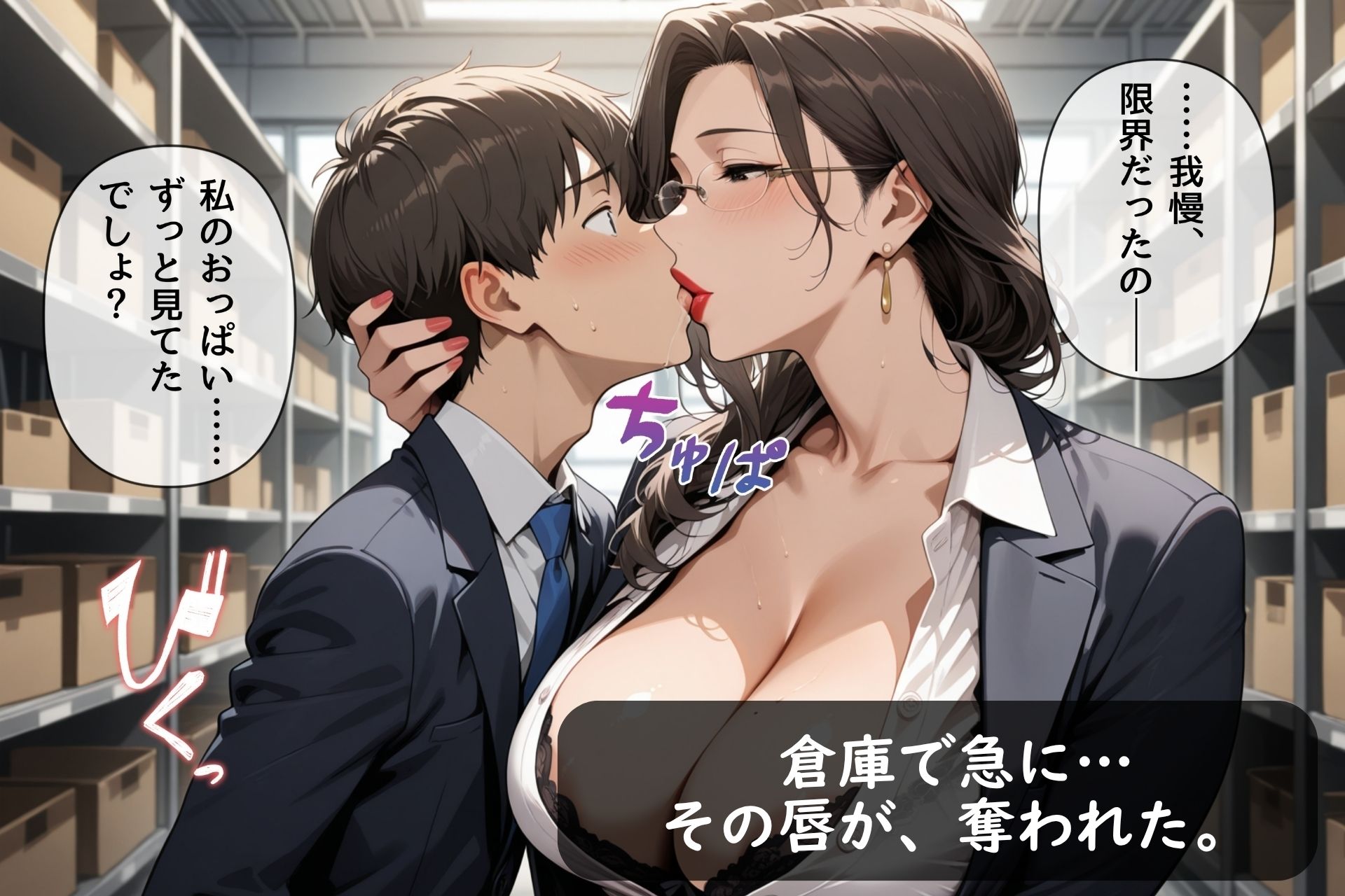 毎日チラつく胸元に惑わされ、欲望に沈んだあの日。理性崩壊、快楽懐妊 - サンプル画像 2