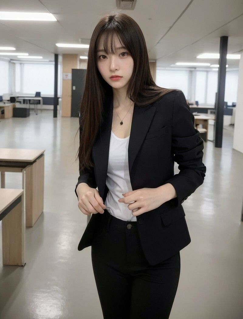 【美女名録】vol11.7 秘書の誘惑。冷たくても、惹かれてしまう。 201枚 【AIグラビア写真集】 - サンプル画像 8