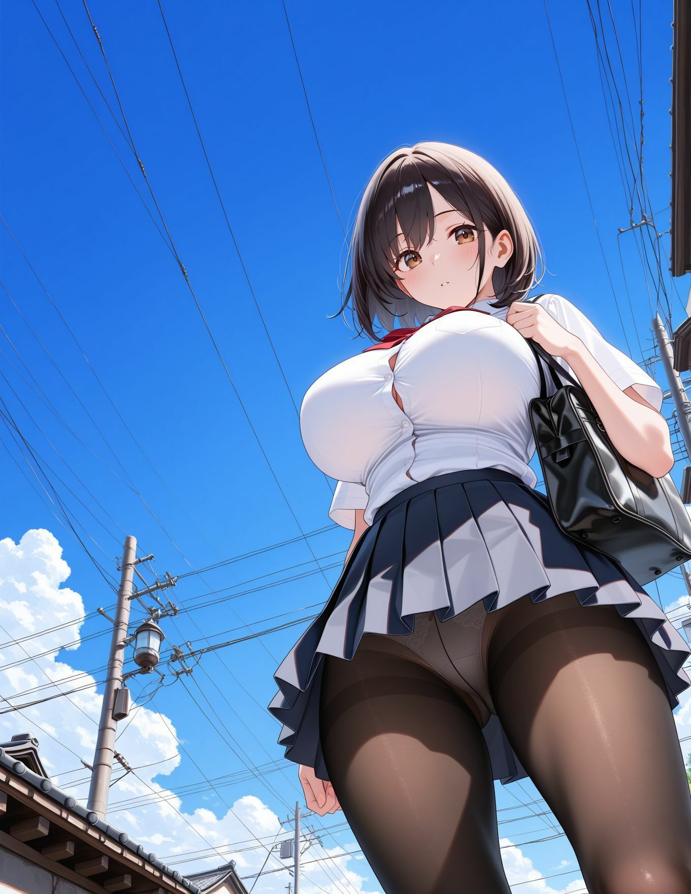 爆乳後輩を肉便器化 先輩特権で中出しセックスしまくり - サンプル画像 2