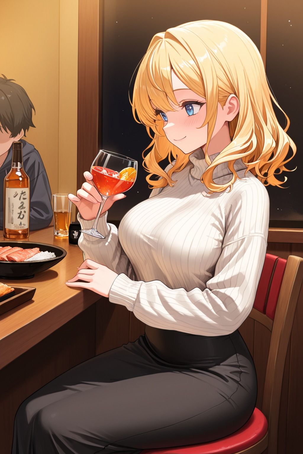 マチアプ女子と目隠しプレイ - サンプル画像 3