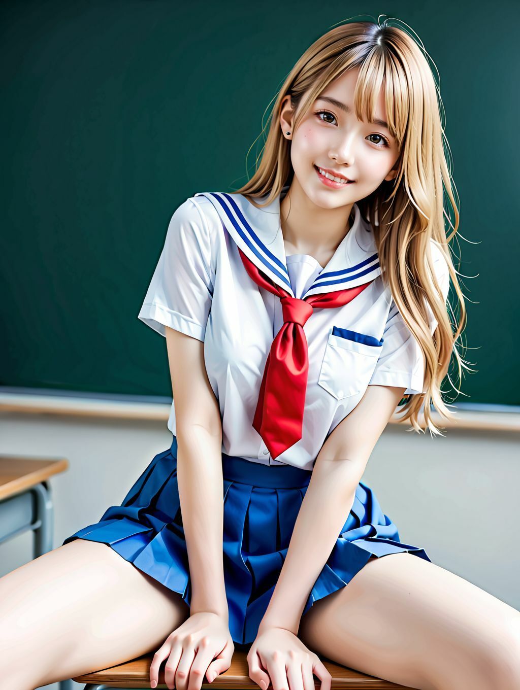 美少女M字開脚集2 - サンプル画像 1