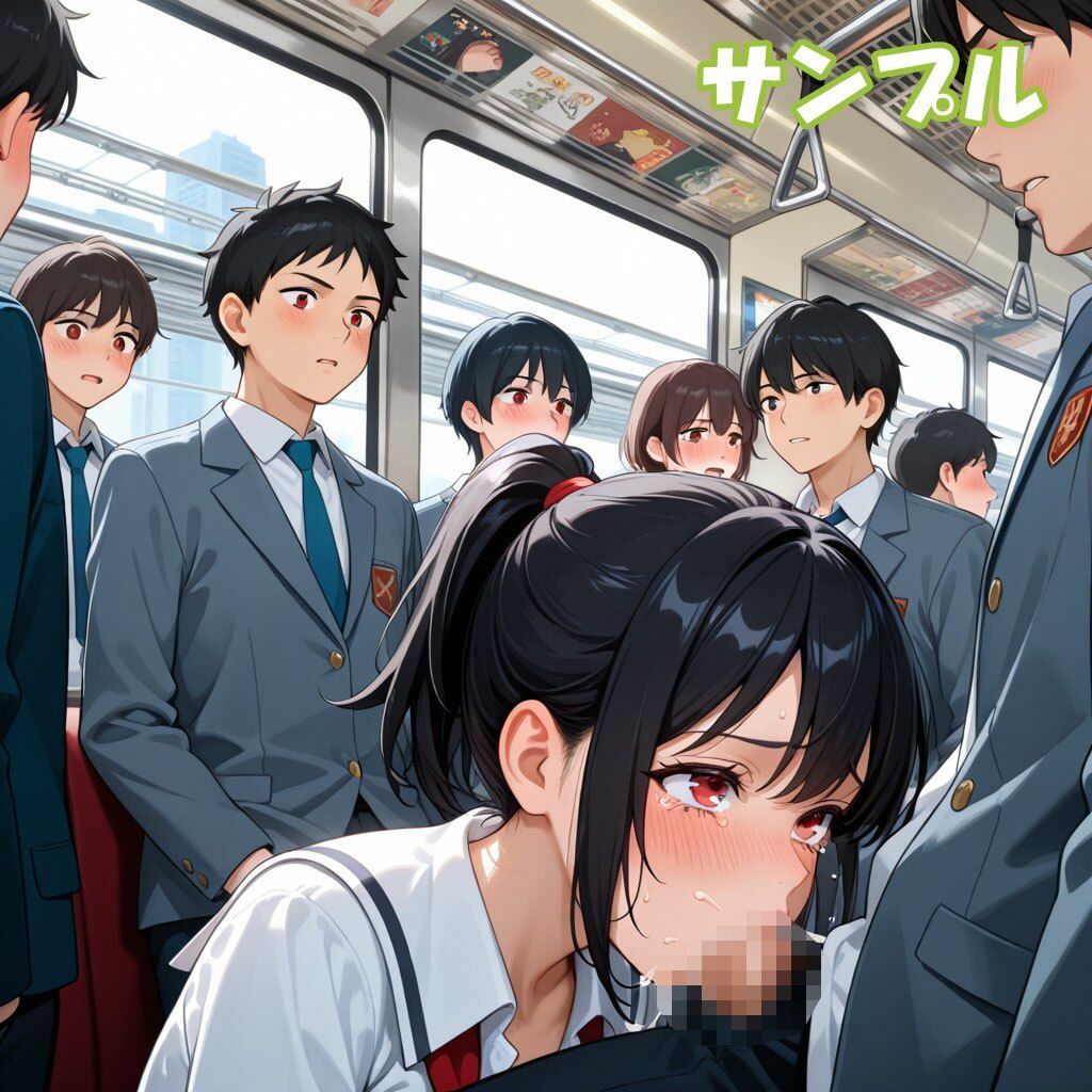 まりかとまりな2 【まりな痴●電車編-夏服-】 - サンプル画像 5