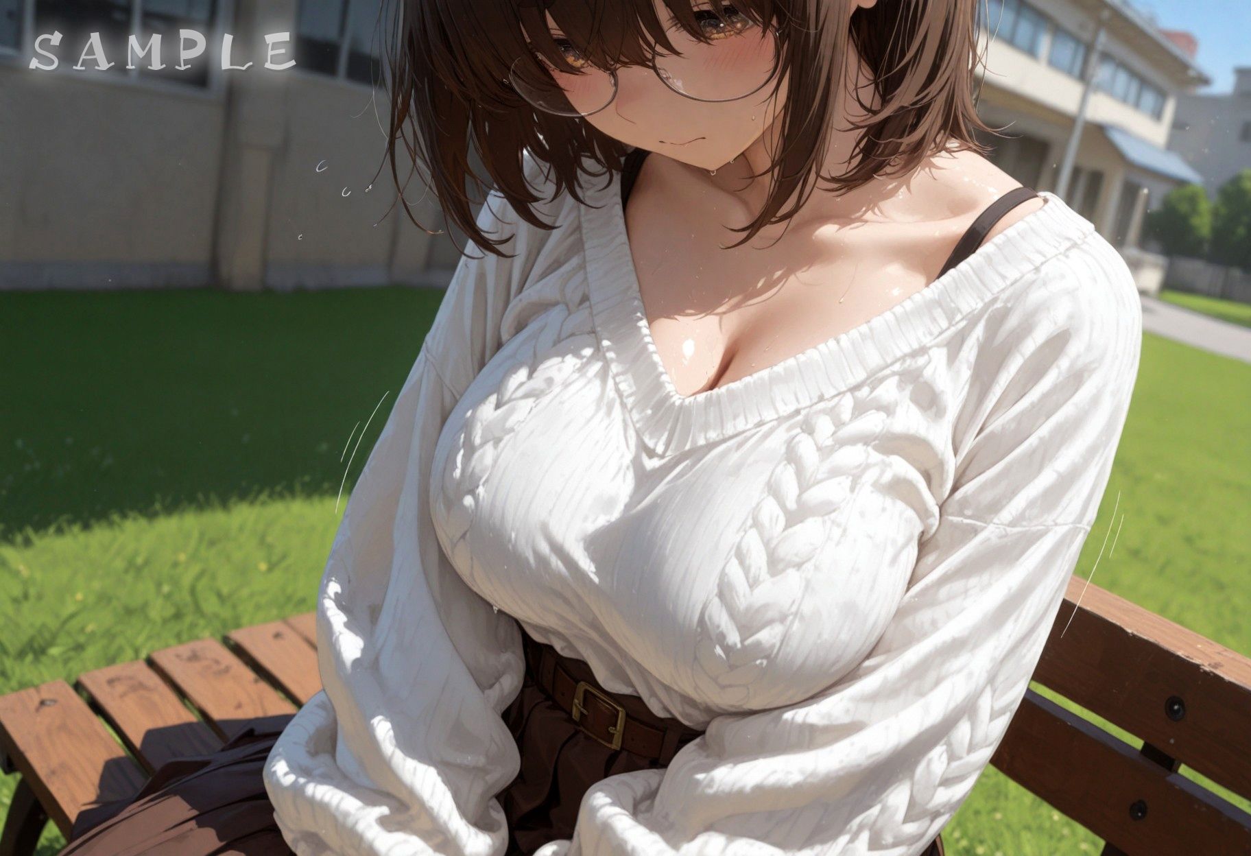 大学新入生、爆乳で押しに弱い陰キャだった - サンプル画像 1