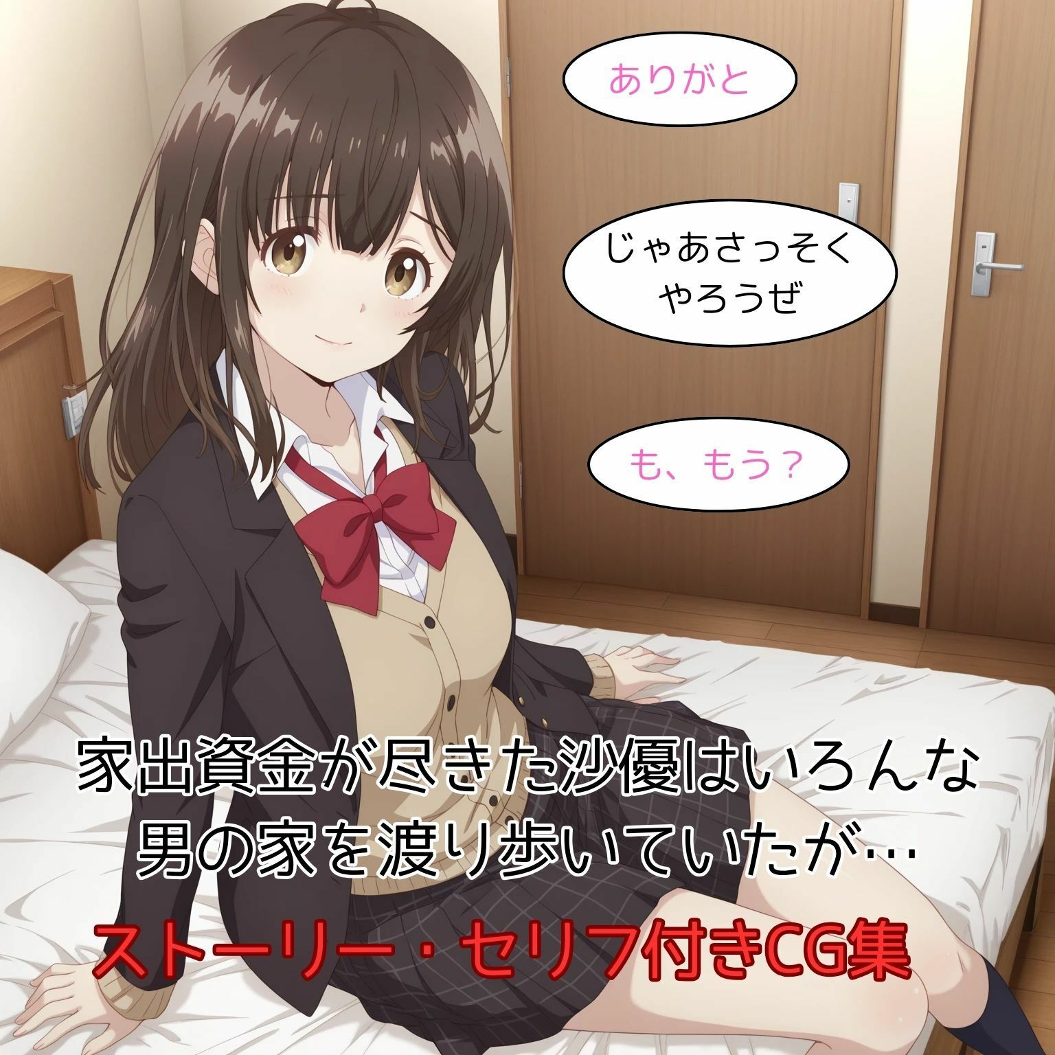 家出女子校生の淫乱処世術 - サンプル画像 1