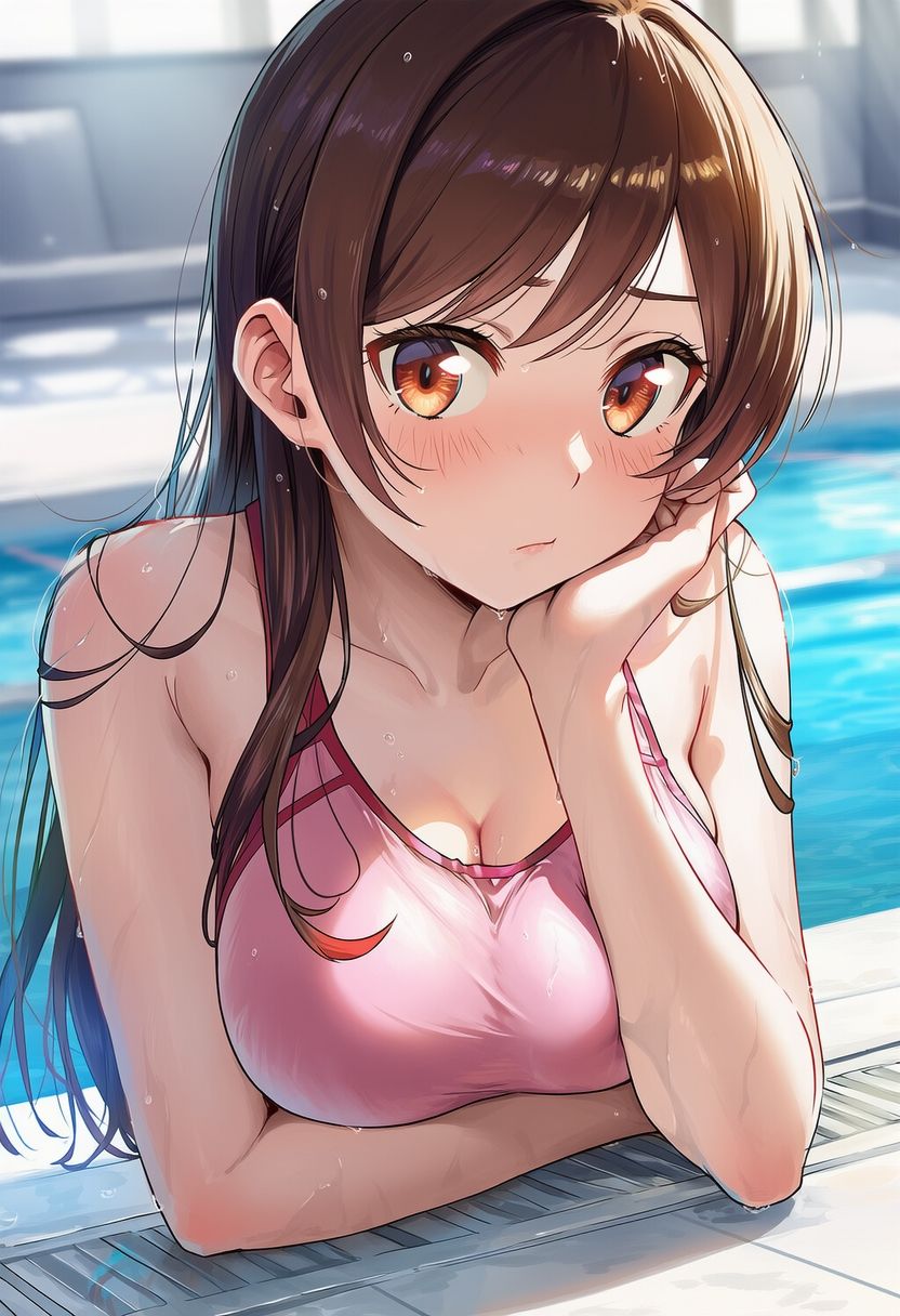 レンタル彼女と競泳水着でえっち - サンプル画像 5