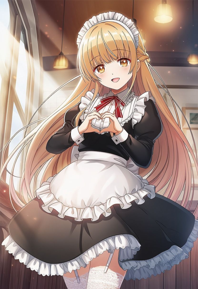 天使なお隣様のメイド服 - サンプル画像 1