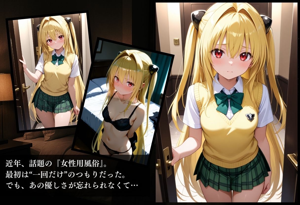 女性用風俗でガチイキ 『金色の闇』 - サンプル画像 1