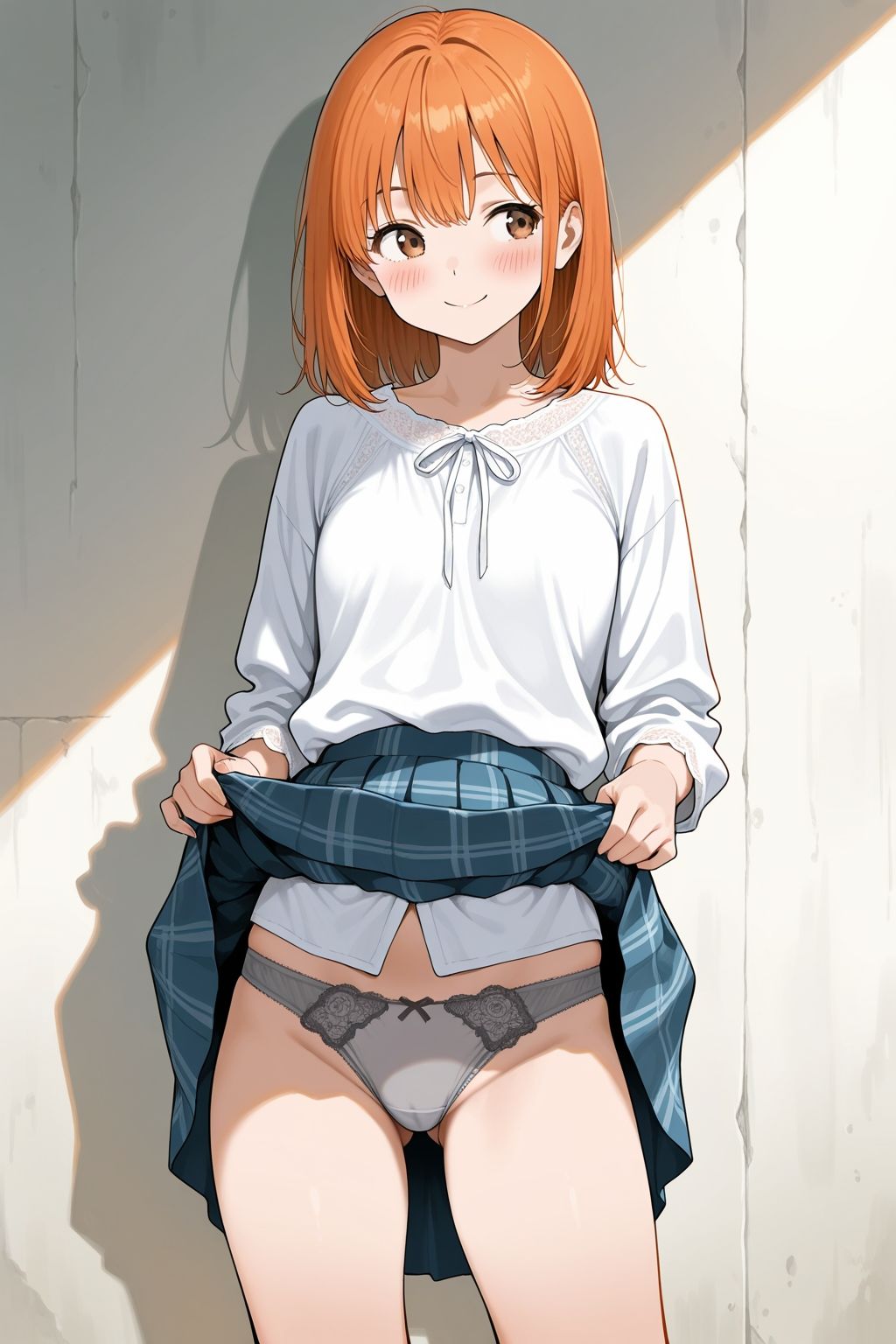 見せつけガールズ☆ スカート上げちゃう編 - サンプル画像 1