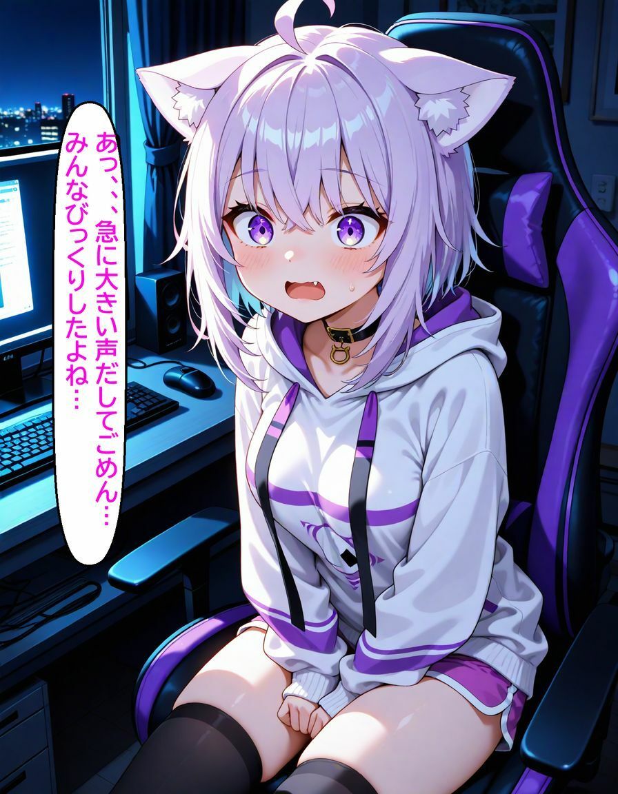 猫〇おかゆ 〜一人でしてる声、隣にバレてました〜 - サンプル画像 2