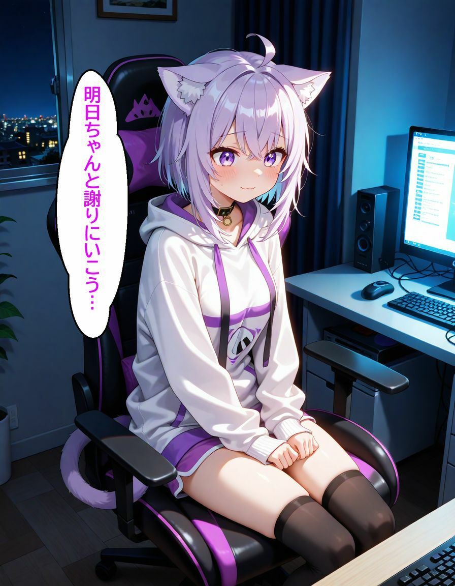 猫〇おかゆ 〜一人でしてる声、隣にバレてました〜 - サンプル画像 4