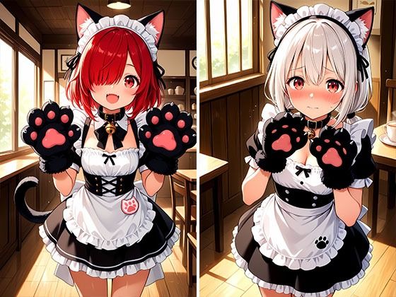 行きつけメイド喫茶のえっちな裏メニュー ネコミミオプションVer - サンプル画像 2