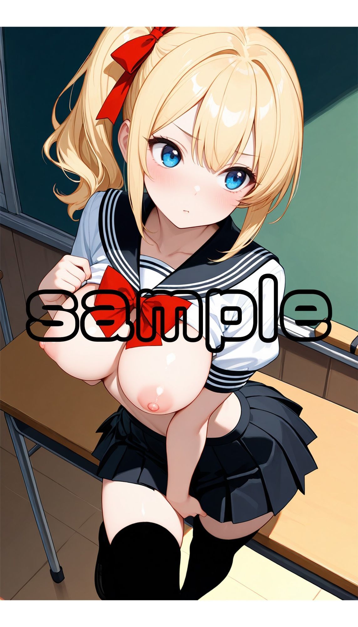 (画集)制服JKを見る!(縦型) - サンプル画像 3