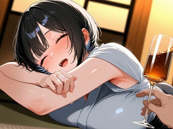 出張先の温泉で上司に飲まされハメられた新婚人妻 - サンプル画像 2