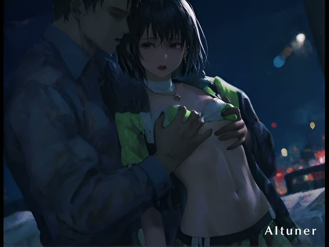 【26分HD】曇りガラスとピットライトの狭間、彼女は夜に身を委ねる――明日を拒む、ただ一つのラップ。 - サンプル画像 7