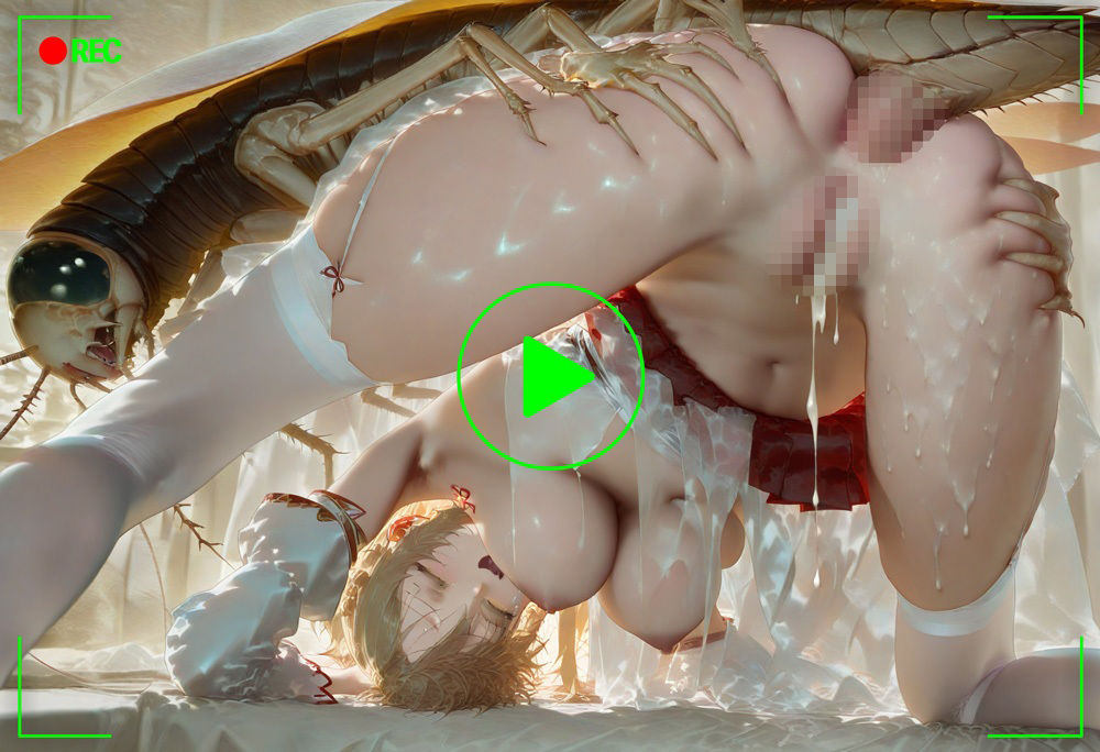 結城明日奈が蟲姦されるまで(ゴキブリ編)【CG+動画】 - サンプル画像 7