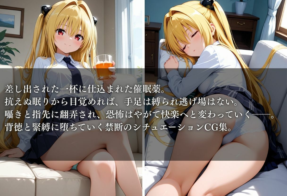 薬で眠らされて犯●れる話 File No.2金色の闇 - サンプル画像 1