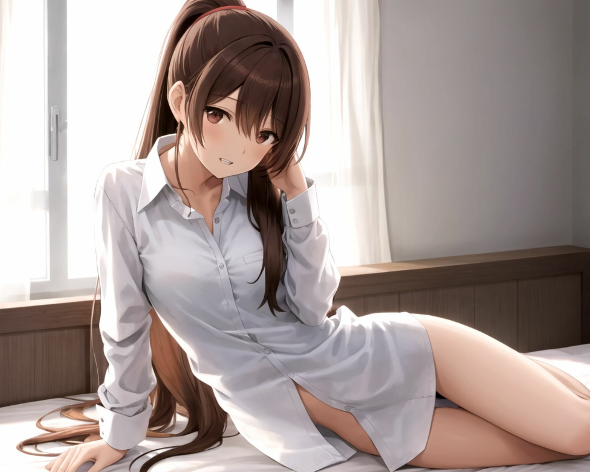 朝勃ちヒ?ンヒ?ンな僕のチ○ホ?て?イキまくる彼女 - サンプル画像 6