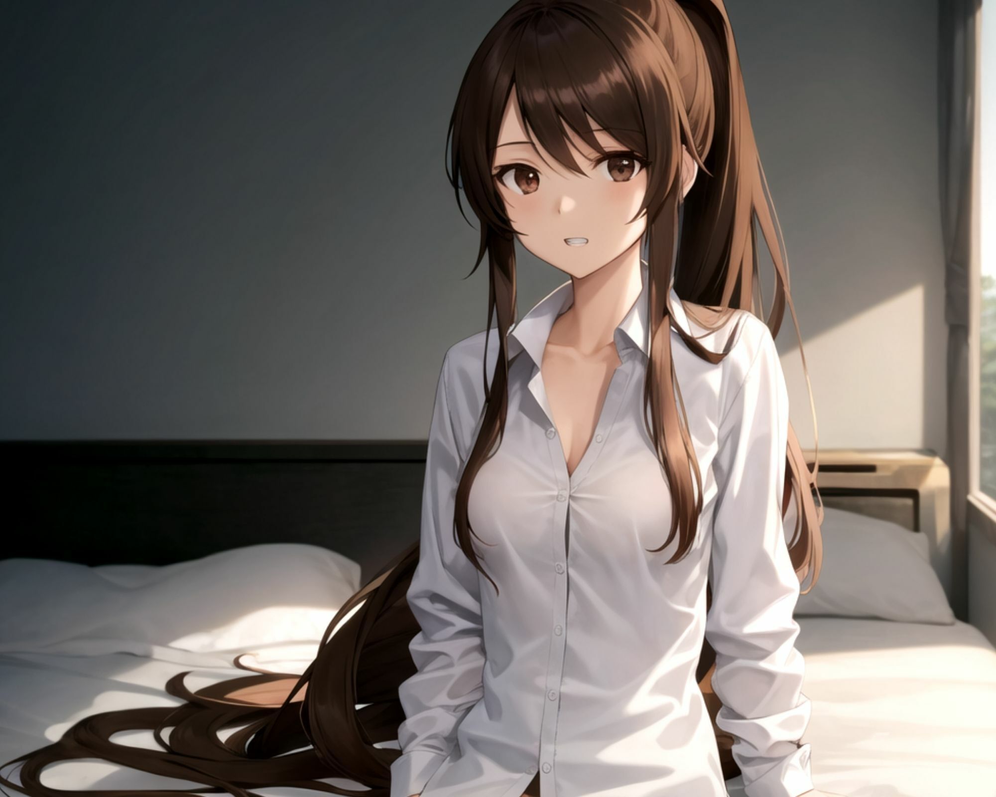 朝勃ちヒ?ンヒ?ンな僕のチ○ホ?て?イキまくる彼女 - サンプル画像 7