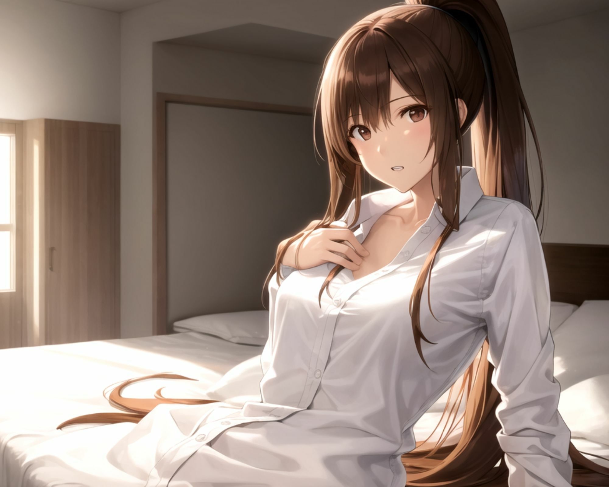 朝勃ちヒ?ンヒ?ンな僕のチ○ホ?て?イキまくる彼女 - サンプル画像 8
