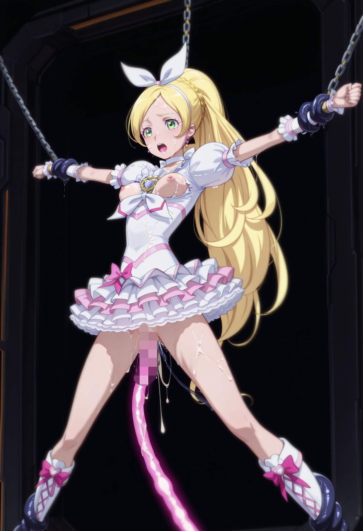 甘々魔法少女触手陥落 - サンプル画像 2