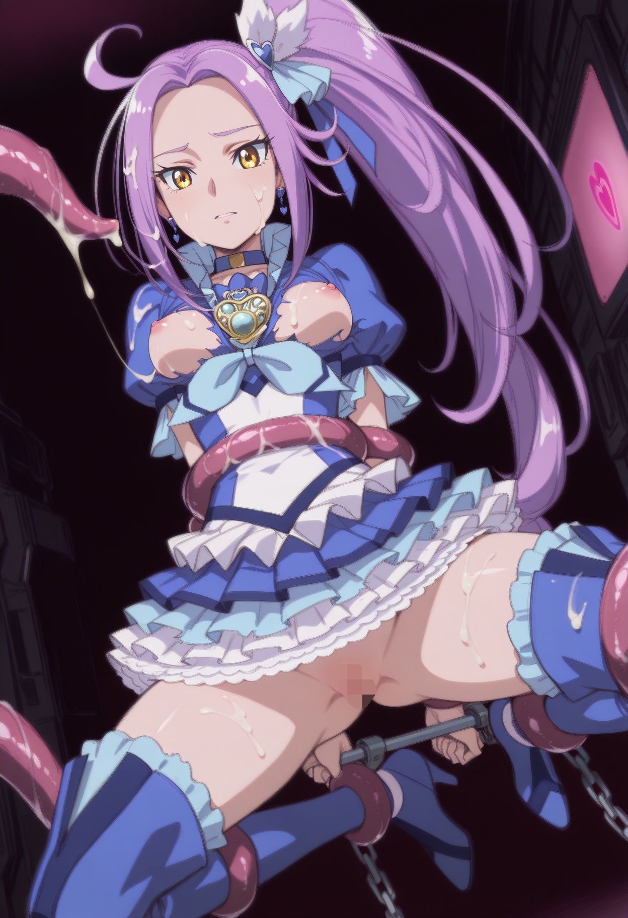 甘々魔法少女触手陥落 - サンプル画像 3