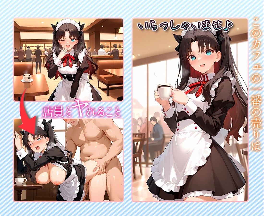 注文するとヤらせてくれるカフェ店員 遠〇凛 - サンプル画像 1