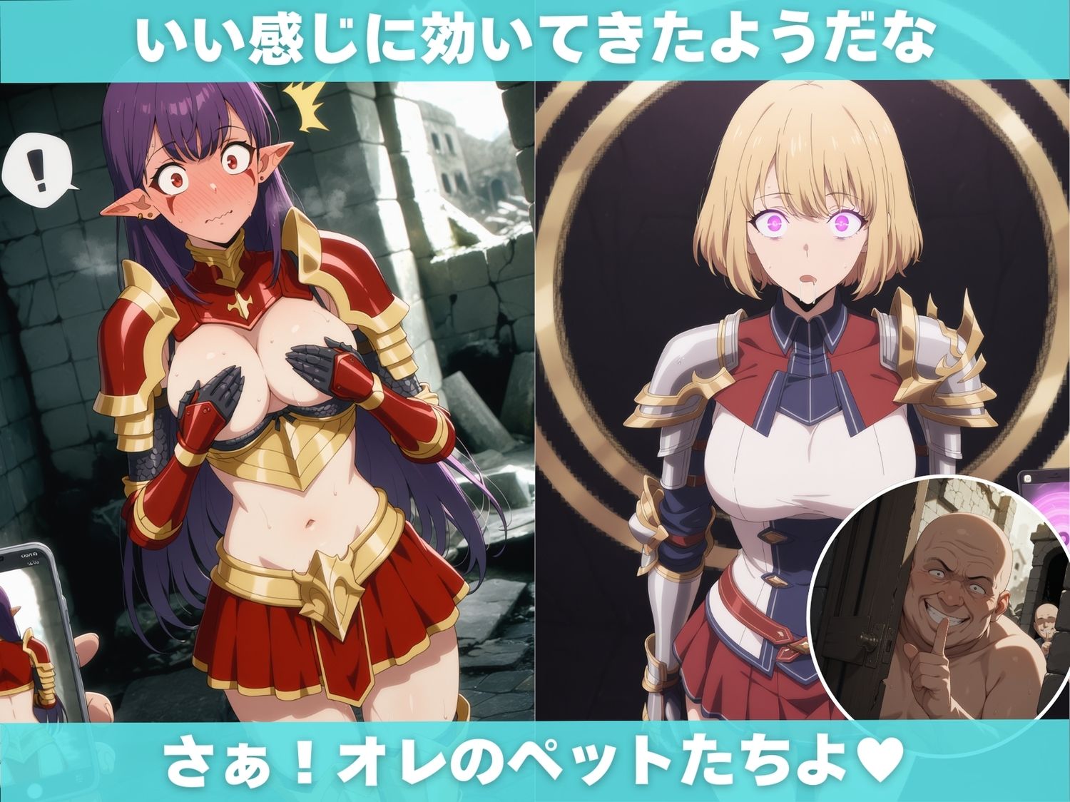 私たち洗●されちゃった【俺だけレ●ルアップな件編】 - サンプル画像 3