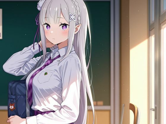Re:エミリアから始める異世界学園性活 - サンプル画像 1