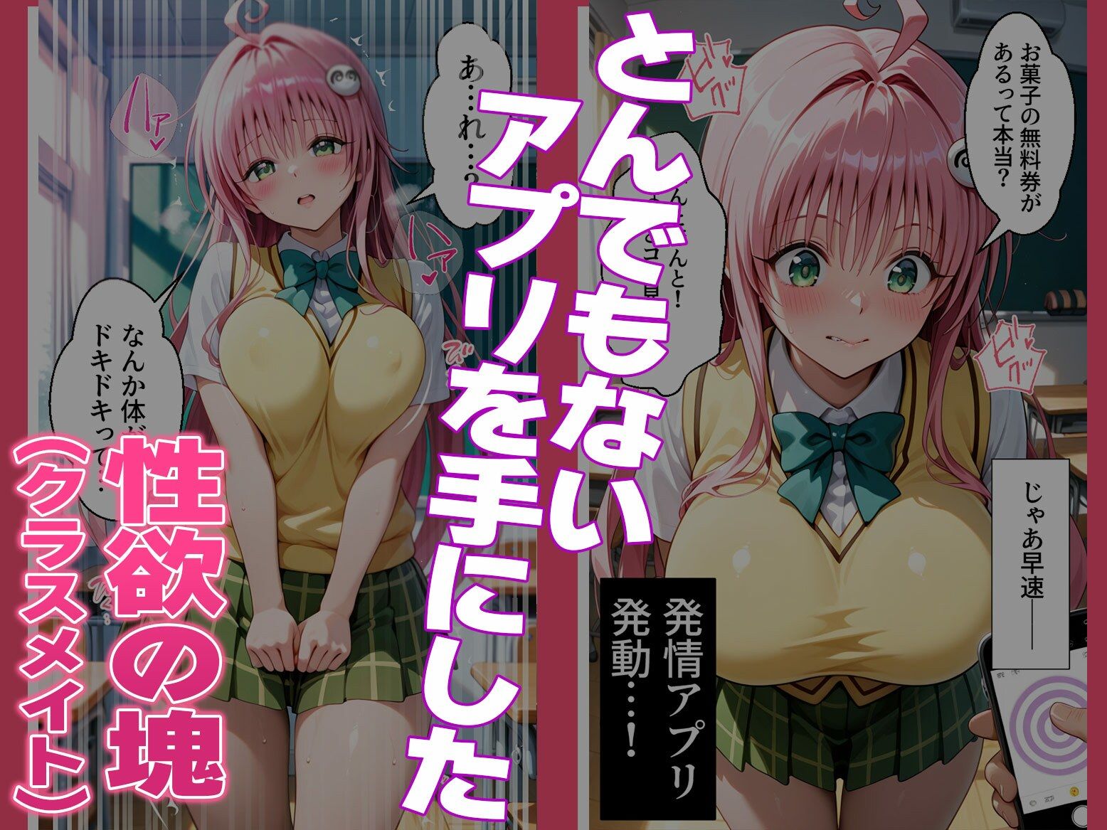 〜チートすぎる発情アプリ〜効果絶大絶頂教室 特殊プレイ ラ〇編 Vol.3 - サンプル画像 1