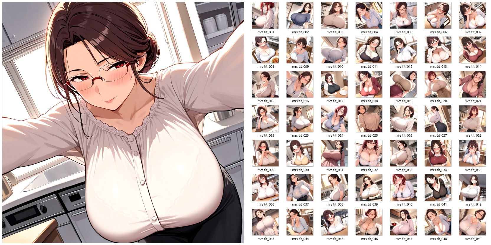 思いのほか純情だった奥さんとむちゃくちゃえっちなことするCG集 - サンプル画像 1