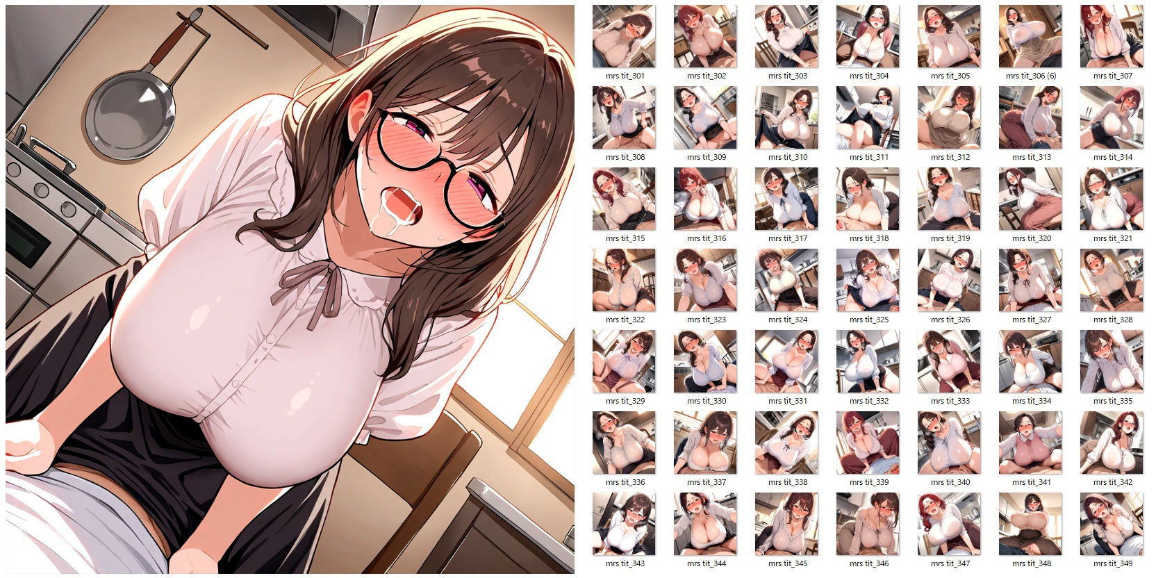 思いのほか純情だった奥さんとむちゃくちゃえっちなことするCG集 - サンプル画像 7
