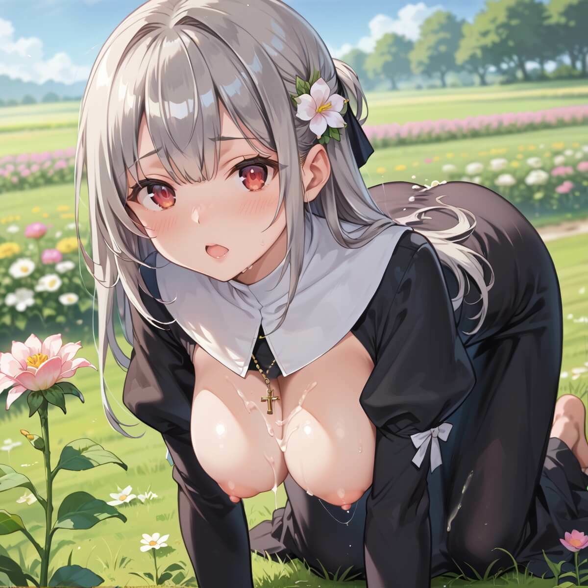 神に尽くす君と禁断の秘密〜君のことが恋しくて〜10【厳選CG200枚収録】 - サンプル画像 5