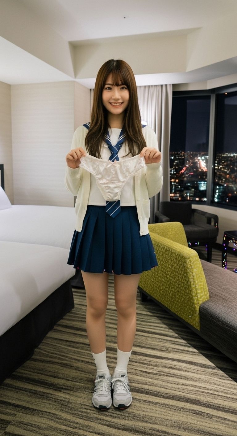 脱ぎたてパンティ見せてくれるちゃん - サンプル画像 6