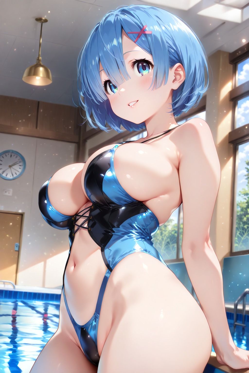 ムチムチ水着で抜いて〜イラスト集〜 - サンプル画像 1