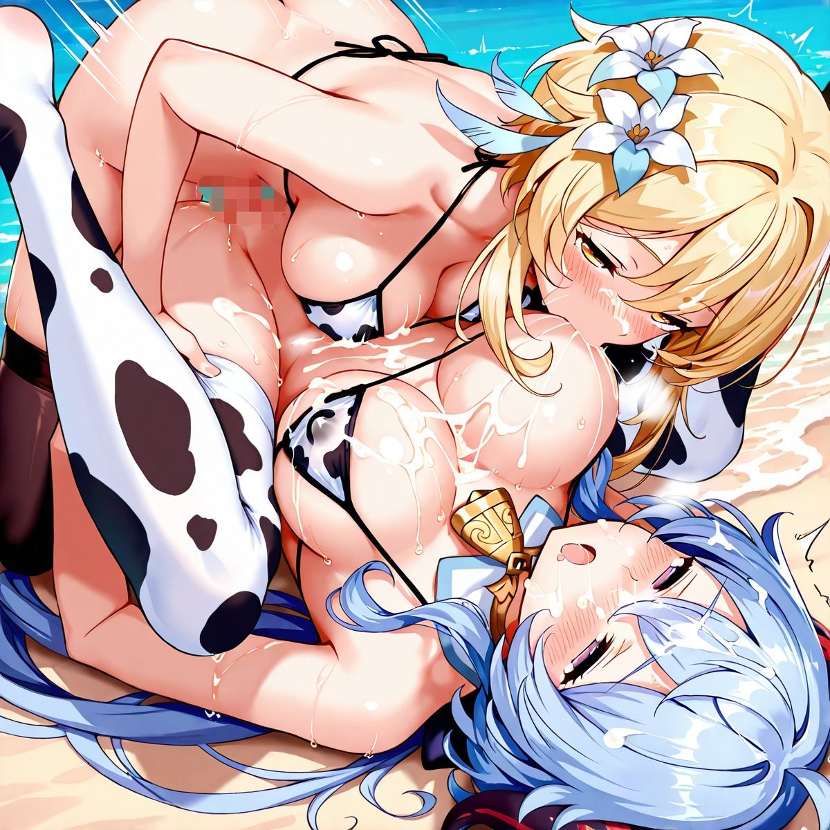 ほ〇る×甘〇 ふたなり百合CG集2 - サンプル画像 5