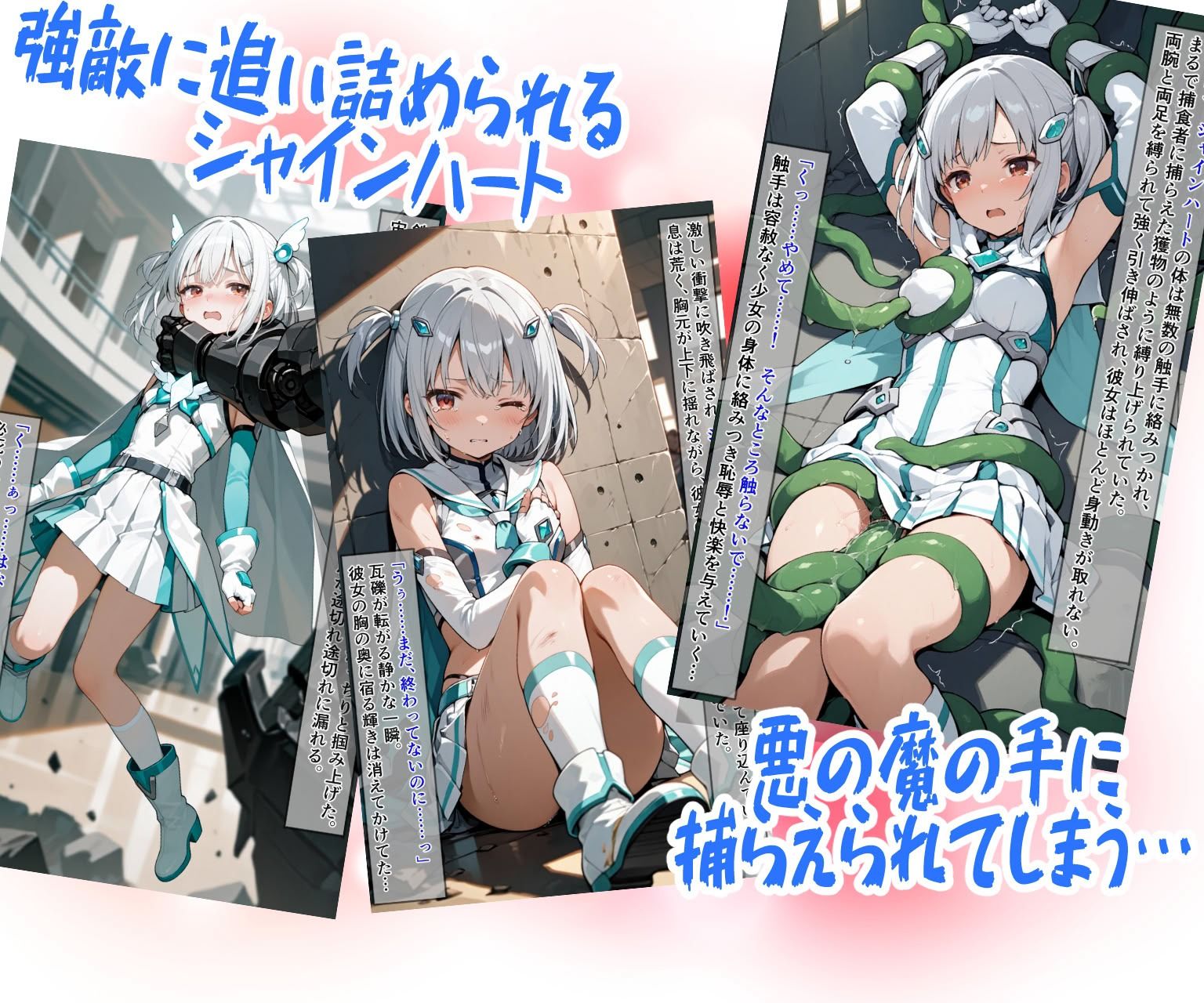 魔法少女シャインハート 完全敗北 -悪ノ組織ニ拉致サレル少女達- - サンプル画像 2